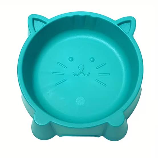 PLATO PLASTICO para gato -variedad de colores-