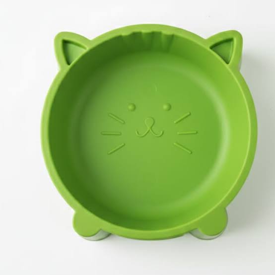 PLATO PLASTICO para gato -variedad de colores-