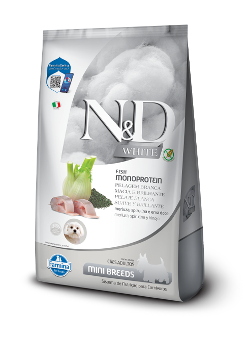 N&D FARMINA white fish monoprotein adulto raza mini 2.0 KG