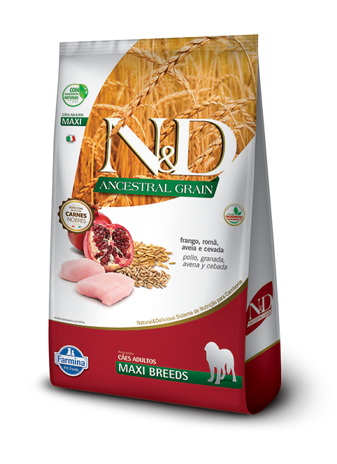 N&D FARMINA granos ancestrales adulto razas grandes y gigantes -POLLO- 10.1KG
