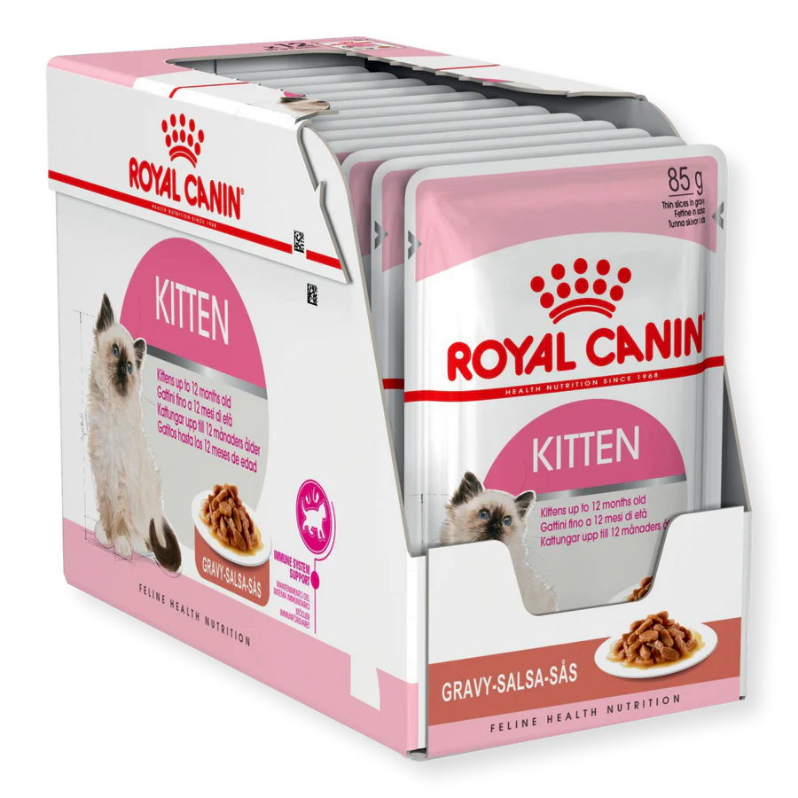 ROYAL CANIN -mbc- KITTEN hasta 12 meses -alimento húmedo- 85 GRAMOS