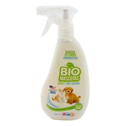PET SPA | BIOMASCOTAS REMOVEDOR DE OLORES Y MANCHAS 180ML