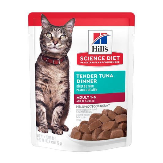 HILL's science diet Tender Tuna Dinner  -alimento húmedo gato adulto- 2.8 OZ